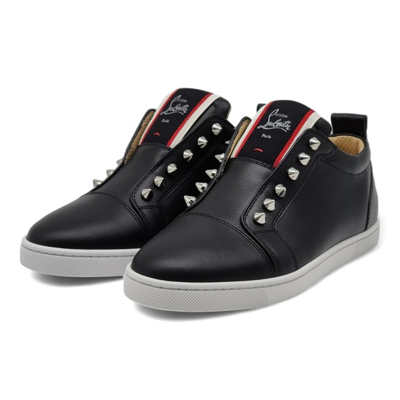 Christian Louboutin Women's F.A.V Fique A Vontade Sneakers in Black $995 - Picture 3 of 10